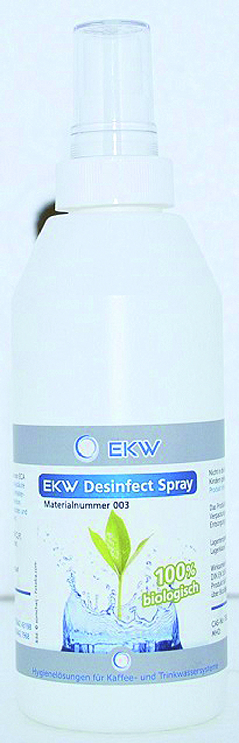 Desinfektionsmittel gegen Viren EKW Desinfect Spray-EKWOO3-getraenkezapfanlagen.net Desinfektionsmittel gegen Viren EKW Desinfect Spray-EKWOO3-EKW Desinfect für Wasserzapfanlagen-getraenkezapfanlagen.net