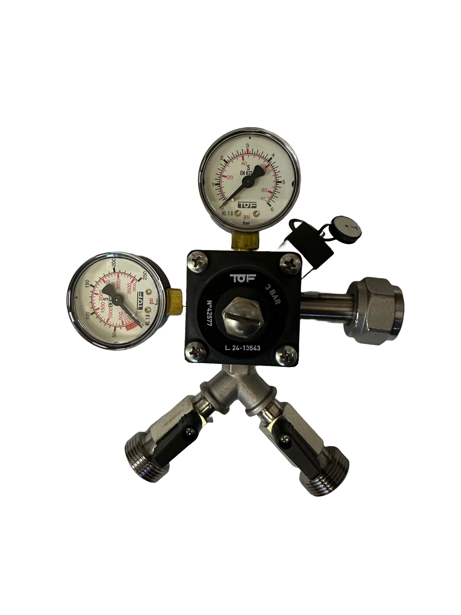 Co2 pressure reducer 3 bar for dispensing system
