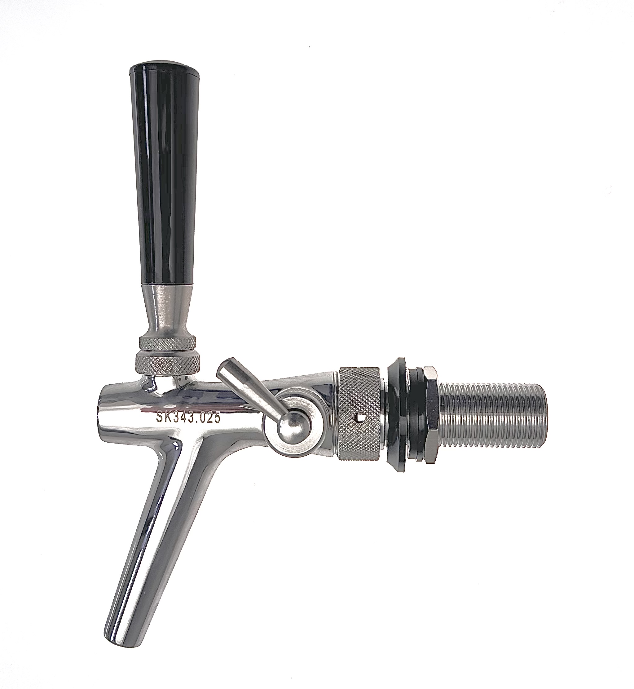 Expansion tap P3500 made of stainless steel, polished, 55 mm threaded spigot Expansion tap P3500 made of stainless steel, polished, 55 mm threaded spigot