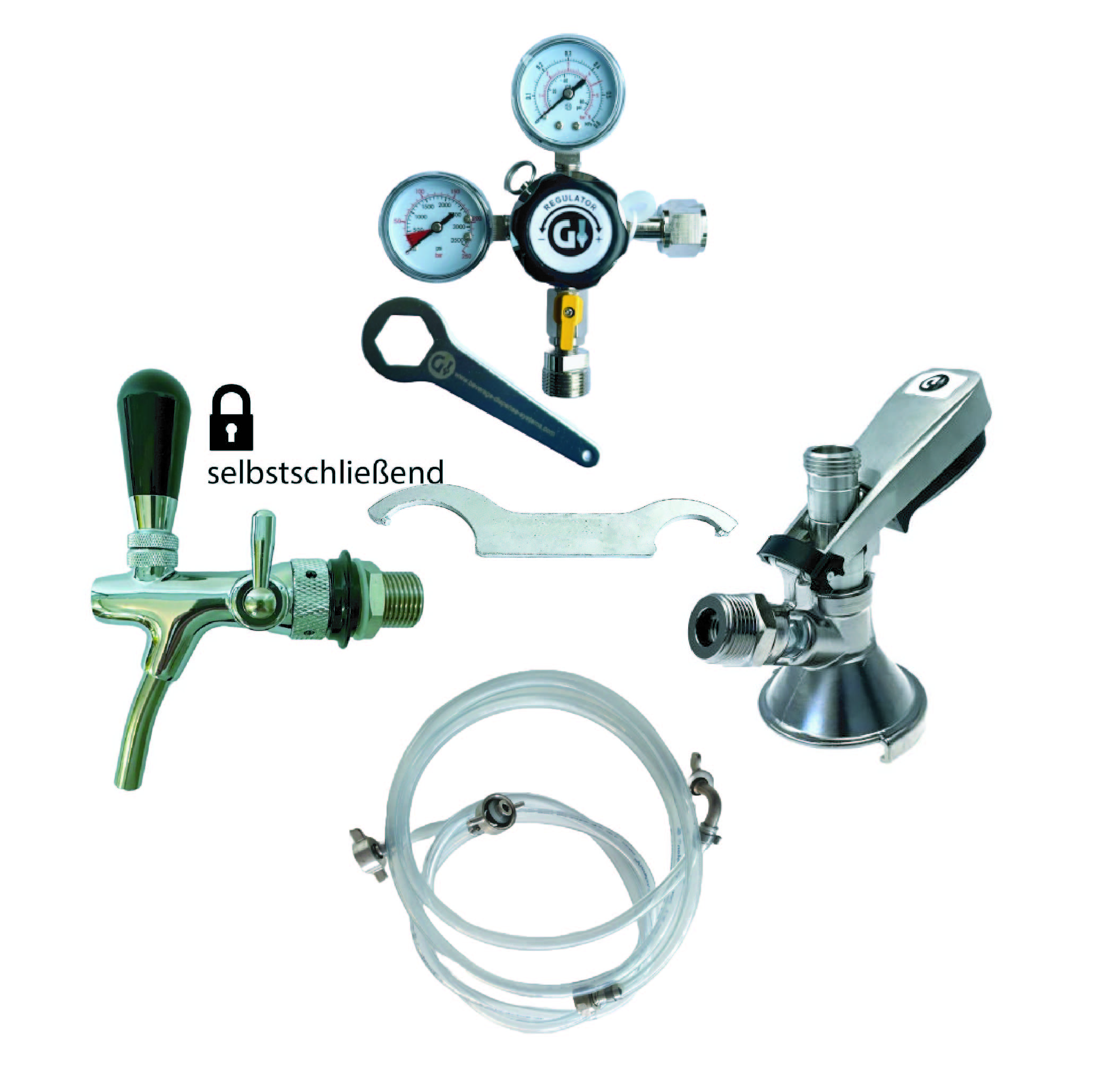 Beverage dispensing system set 1 conduit, NW 7 mm beer line Beverage dispensing system set 1 conduit, NW 7 mm beer line