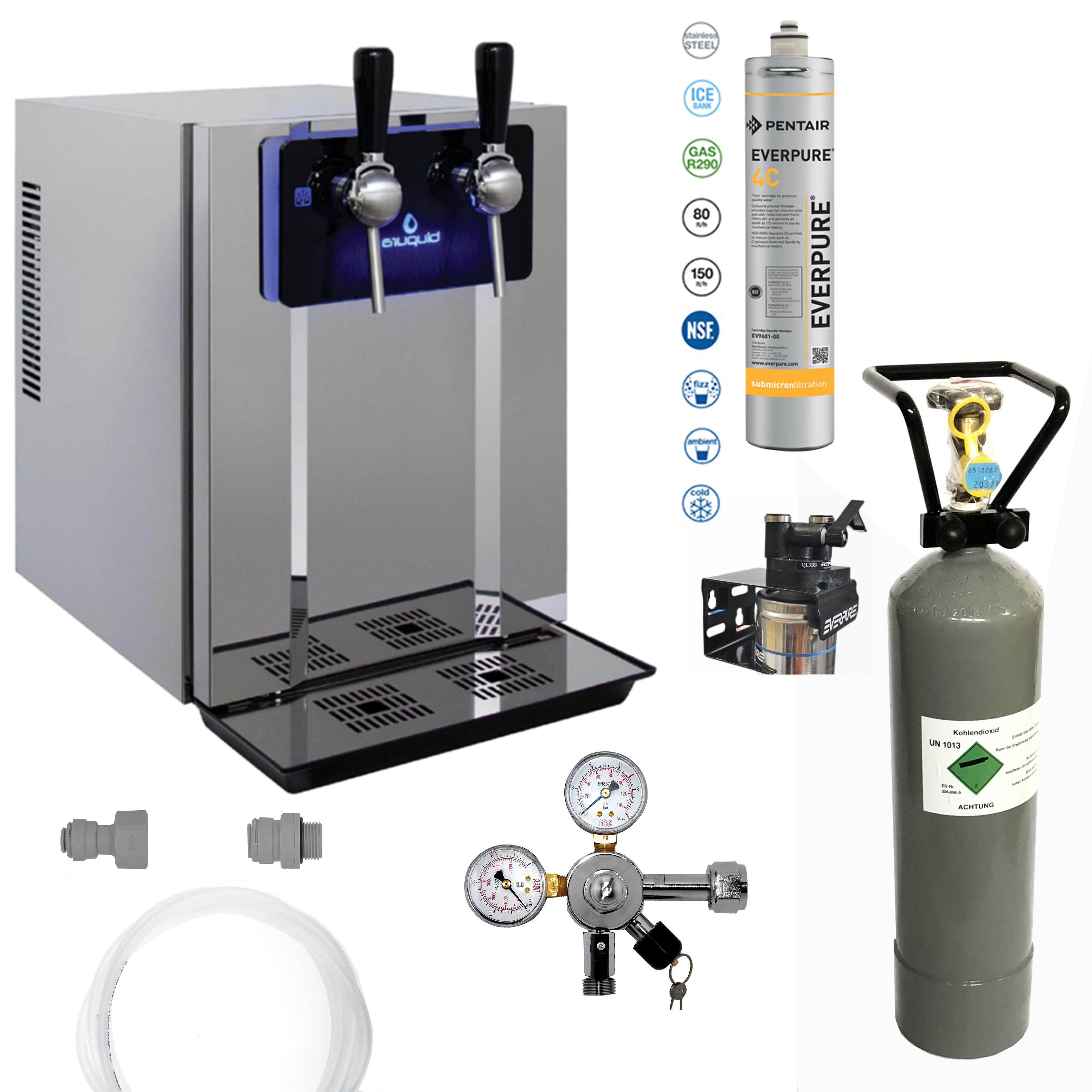 Sprudel und Tafelwasser Zapfanlage Blubar 80 komplett Set-SW10710-getraenkezapfanlagen.net Sprudel und Tafelwasser Zapfanlage Blubar 80 komplett Set-SW10710-Sprudelwasser ZapfanlageBlubar 80 komplett Set, Wasser Zapfen, Sprudelwasser aus der Wasserleitung, sprudelwasser Zapfanlage-getraenkezapfanlagen.net