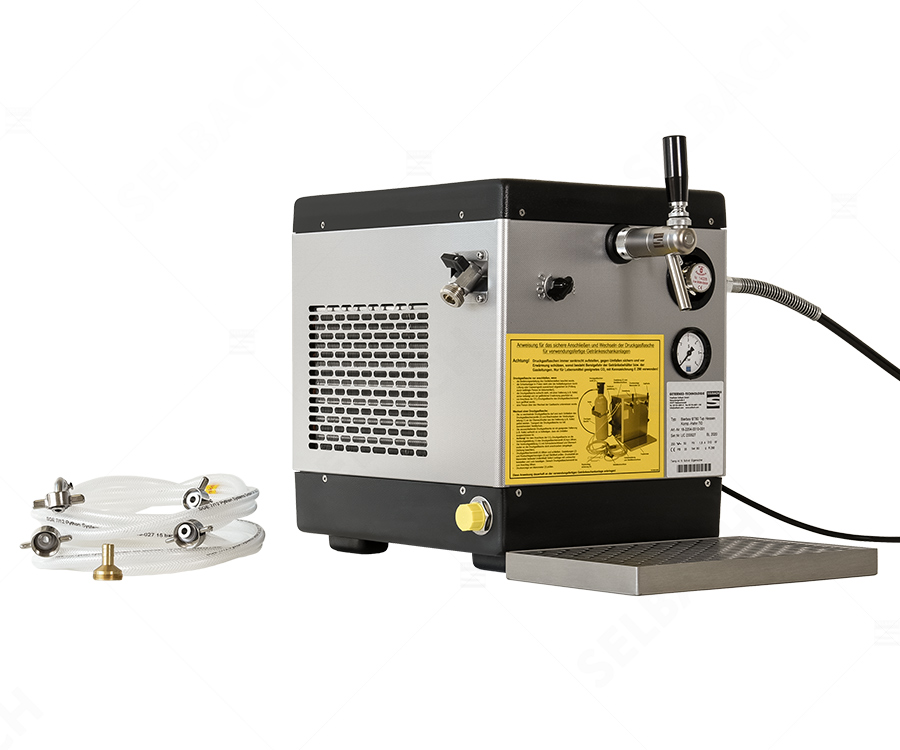 Beer cooler dispenser ready for use 1-pipe, 64 litres/h Beer cooler dispenser ready for use 1-pipe, 64 litres/h