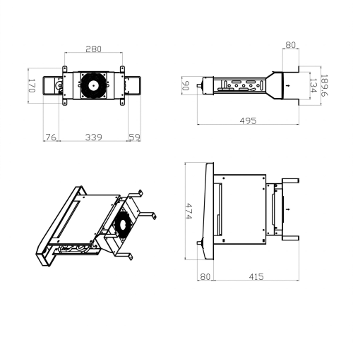 Thekenverdampfer TVI K&M Holland für Kühlmöbel Gastronomie-eTV1-Holland Thekenverdampfer TVI K&M Holland für Kühlmöbel Gastronomie-eTV1-Thekenverdampfer TV1 Holland-Holland