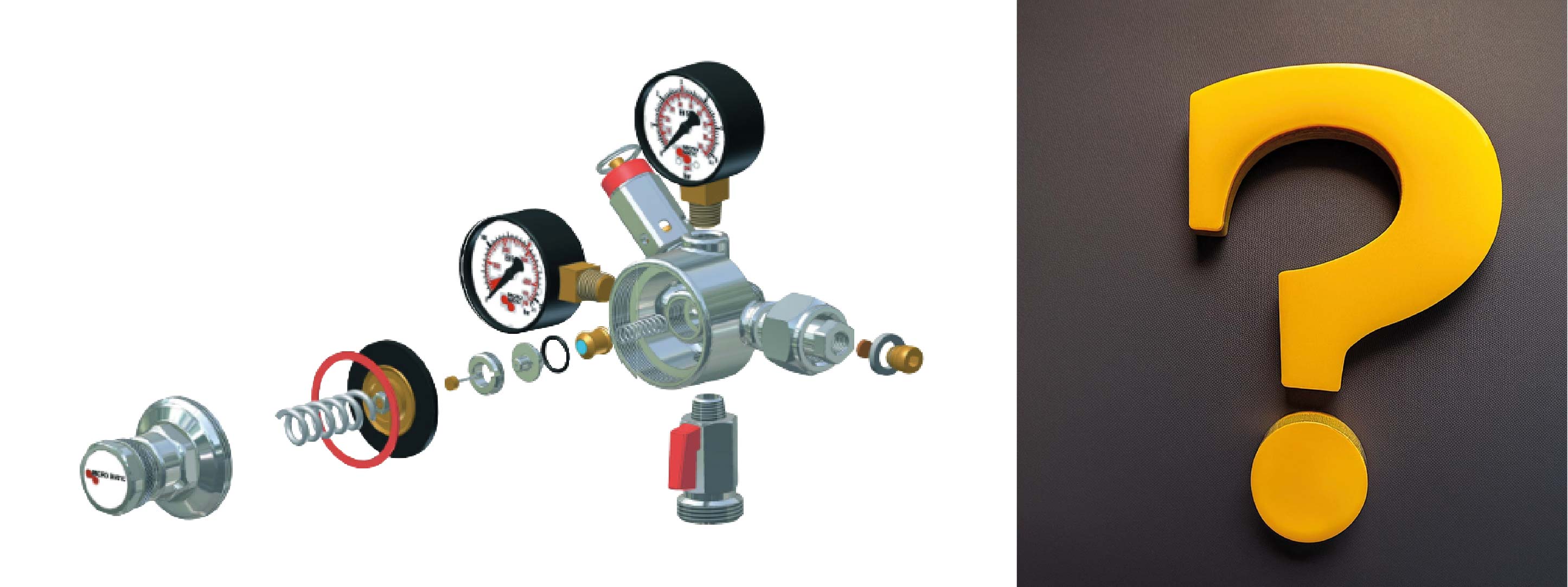 CO2 pressure reducer - function, design and area of application for beer, sparkling water and aquariums