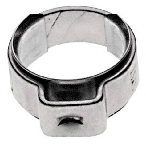 Oetiker 1-Ear Clamps Stainless Steel Version with Stainless Steel Bearing Ring