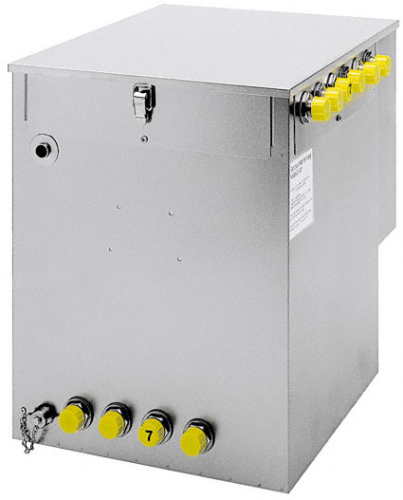 Water bath satellite chiller Combi chiller for companion and once-through cooling for connection to central chiller