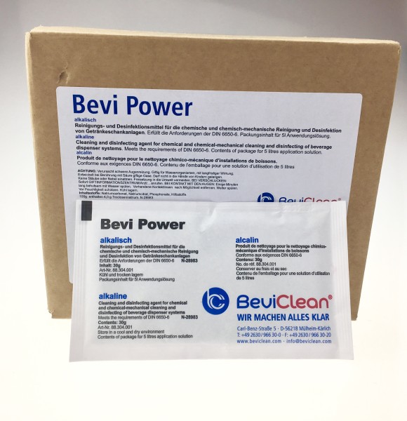 50x BEVI POWER alkaline chemical beer line cleaning