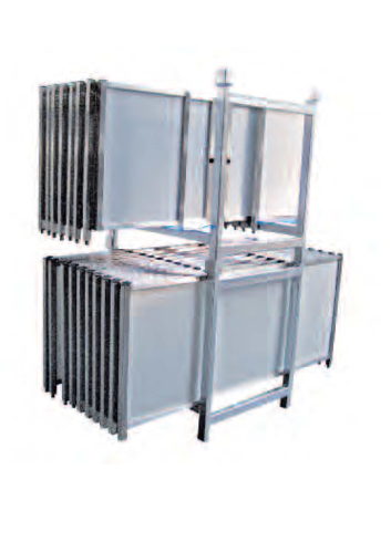 Storage rack for 5 folding counters