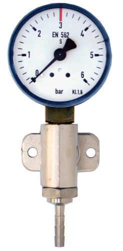 Control clock for CO2, N2 and mixed gas with wall bracket