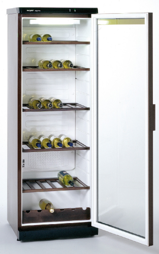 Glass Door Refrigerator CD350-Brown with Static Cooling