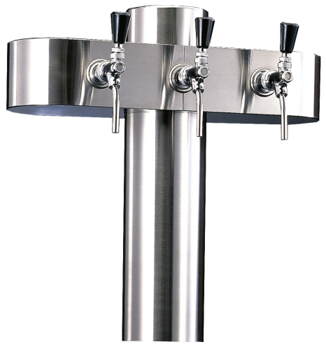 Bar dispensing column model "RJ3" 3 to 4 conductive
