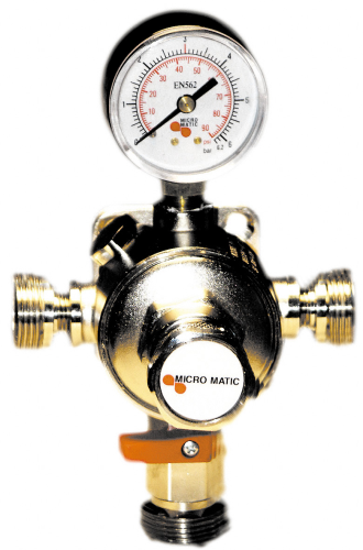 Co2 N2 intermediate pressure regulator Micro Matic