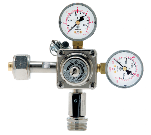 Nitrogen (N2) pressure regulator ODL, 0-6/3 bar or 0-10/7 bar, SK 215.16