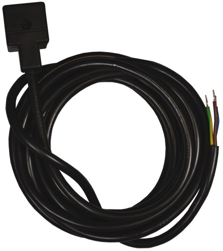 Castel plug suitable for solenoid valves 6-15 mm including 3 m connection cable