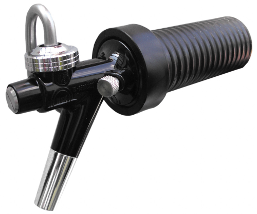 Tap gun for beer Black, with compensator