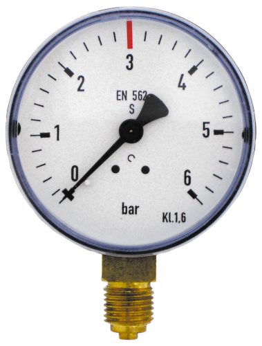 Working pressure gauge for Co2 pressure reducer