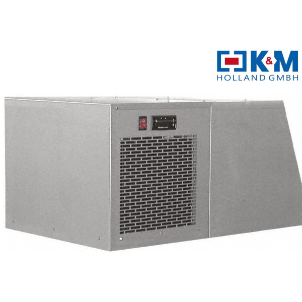 Plug-in cooling unit for drum precooler, drum cooler, drum cooling box
