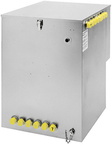 Water bath satellite chiller Combi chiller for companion and once-through cooling for connection to central chiller