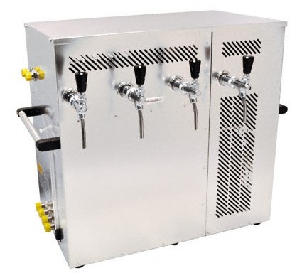 Wet cooling unit 4-line, 200 liters/h Combined cooling unit, companion and once-through cooling in one unit Bit